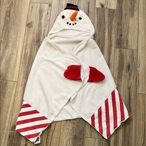 Kids Snowman Hooded Bath Towel